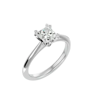 1 1/3 ctw Princess-Cut Lab Grown Diamond Solitaire Engagement Ring