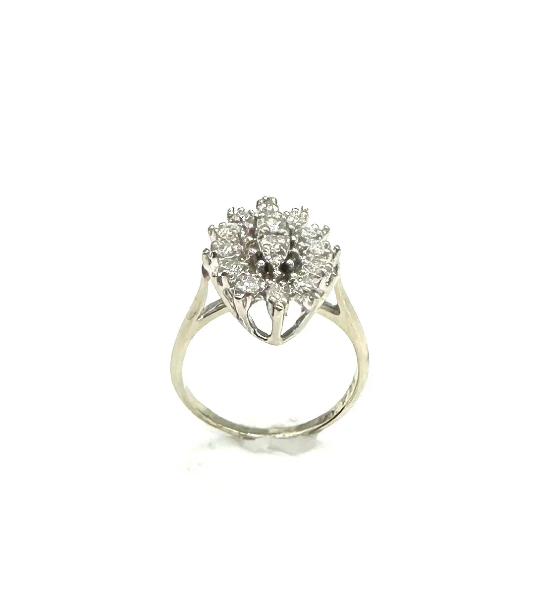 1/2 Ctw Diamond Halo Ring