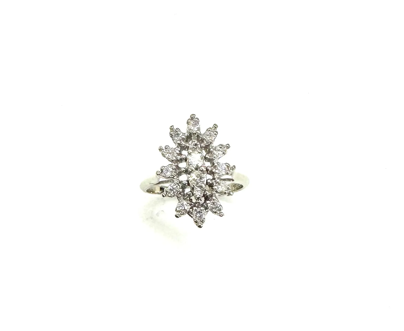 1/2 Ctw Diamond Halo Ring