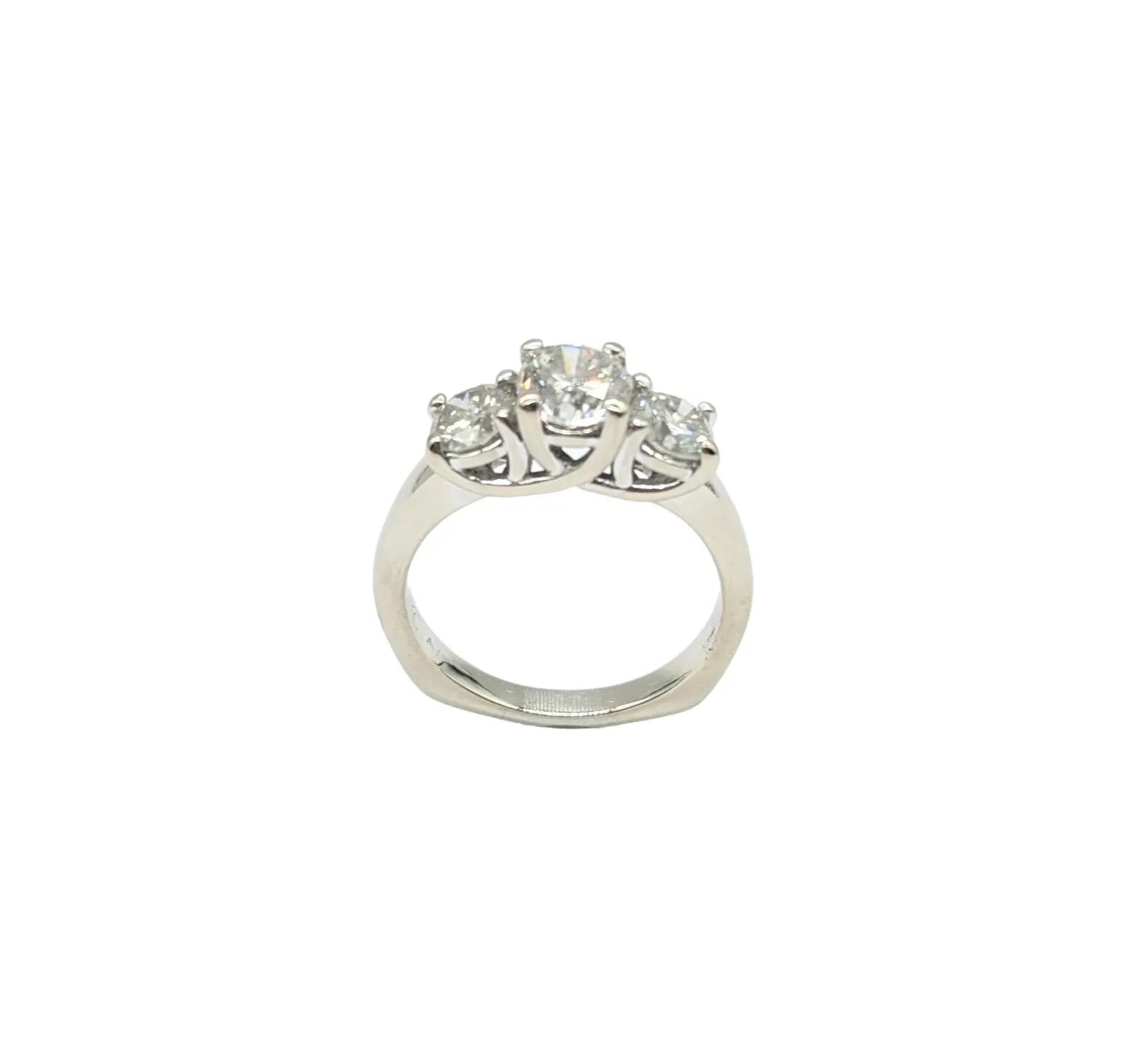 1.50 Carat Diamond 3 Inline Ring