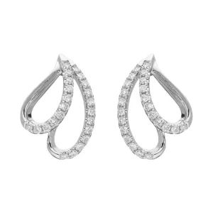 18ct White Gold 0.33ct Diamond Stud Earrings