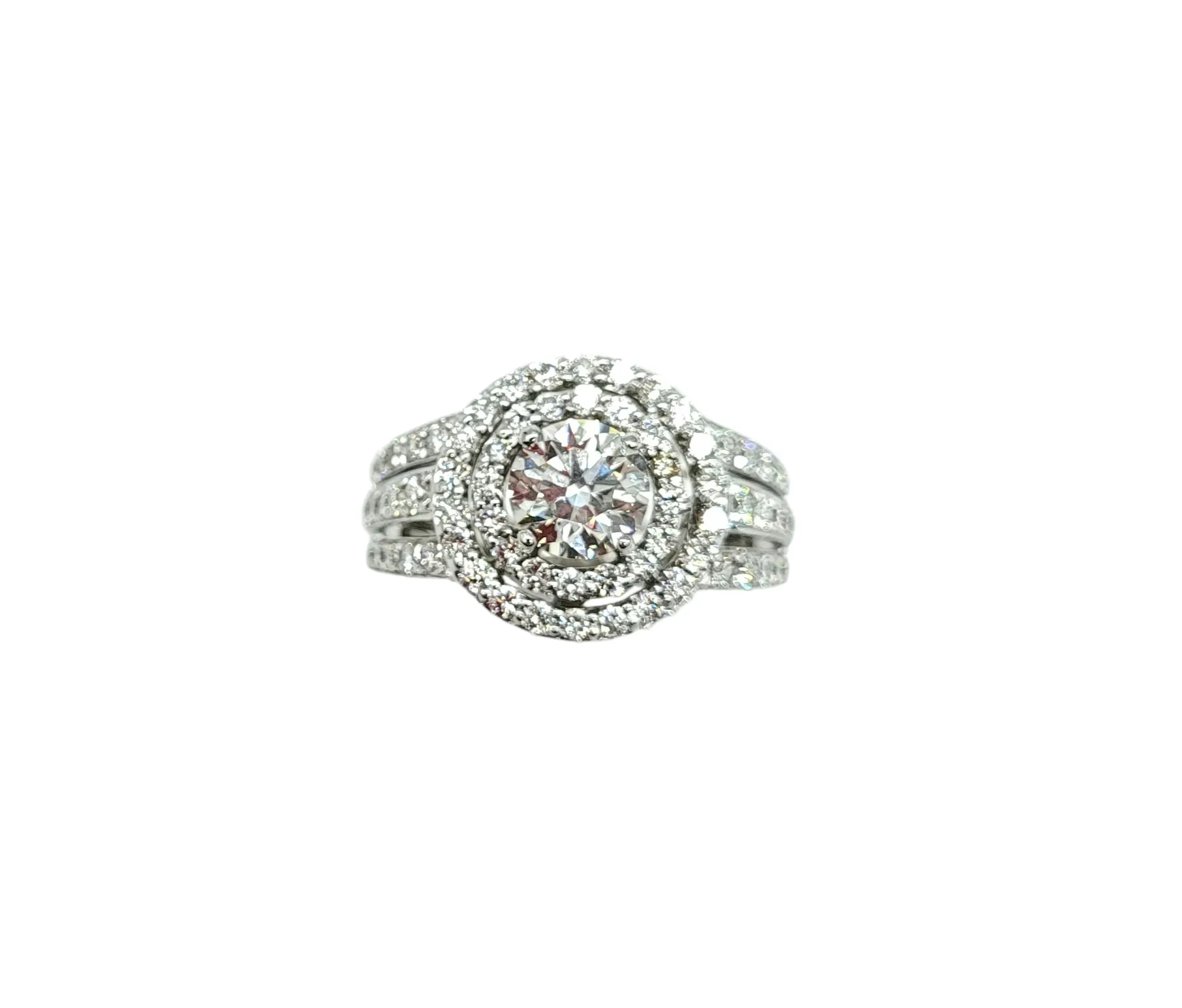 2 Carat Total Weight Lab and Natural Diamond Ring