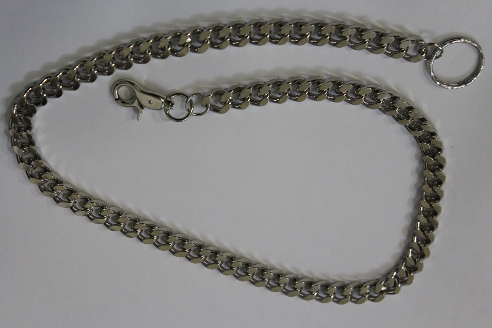 28" Classic Flat Link Wallet Chain