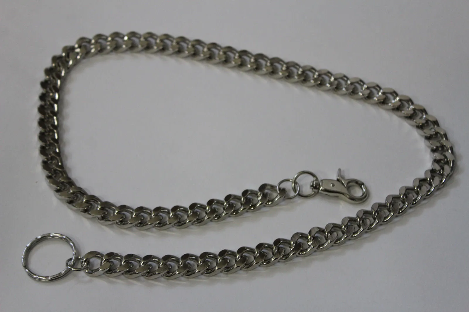 28" Classic Flat Link Wallet Chain