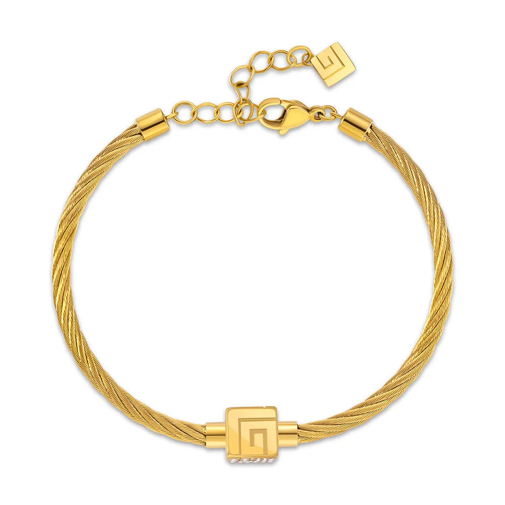 Aline Gold Plated Bracelet