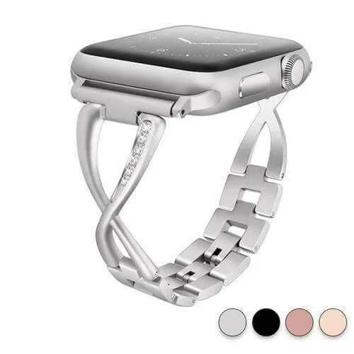 Apple Watch Band Women's Cuff Crystal Diamond Bracelet