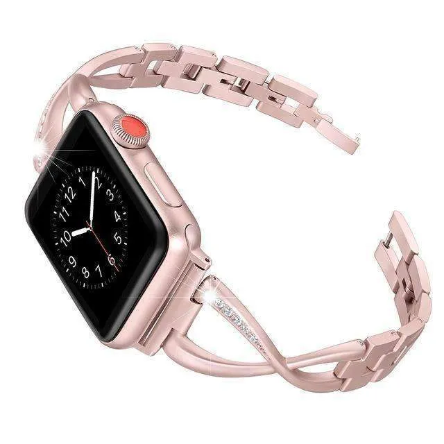 Apple Watch Band Women's Cuff Crystal Diamond Bracelet