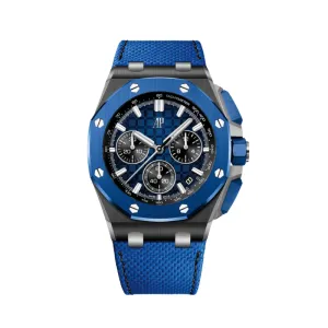 Audemars Piguet Royal Oak Offshore 26420CE.OO.A043VE.01 Selfwinding Chronograph Black/Blue Ceramic