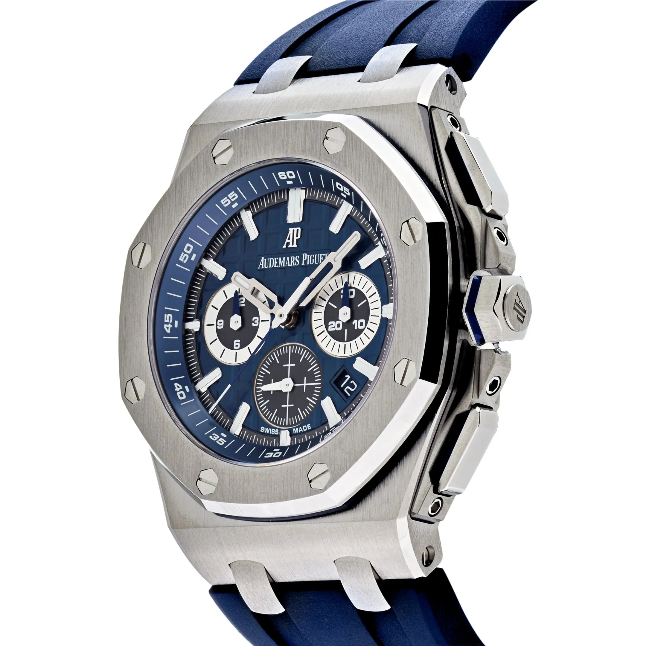 Audemars Piguet Royal Oak Offshore 26480TI.OO.A027CA.01 Chronograph Titanium Blue Dial