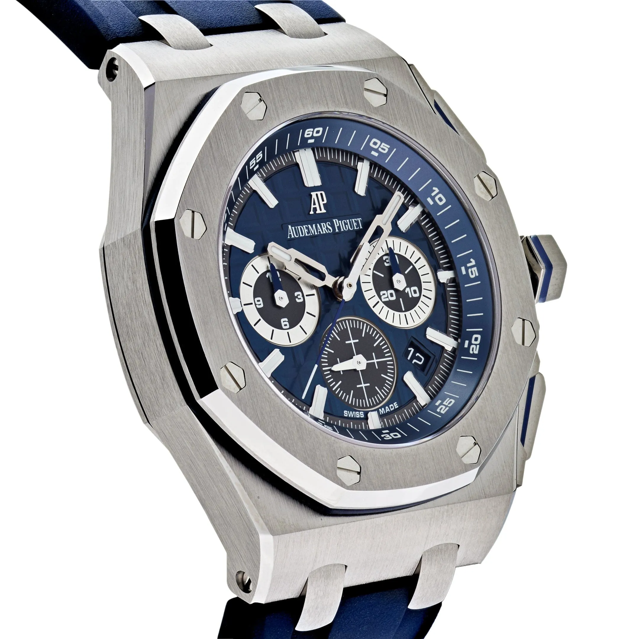 Audemars Piguet Royal Oak Offshore 26480TI.OO.A027CA.01 Chronograph Titanium Blue Dial