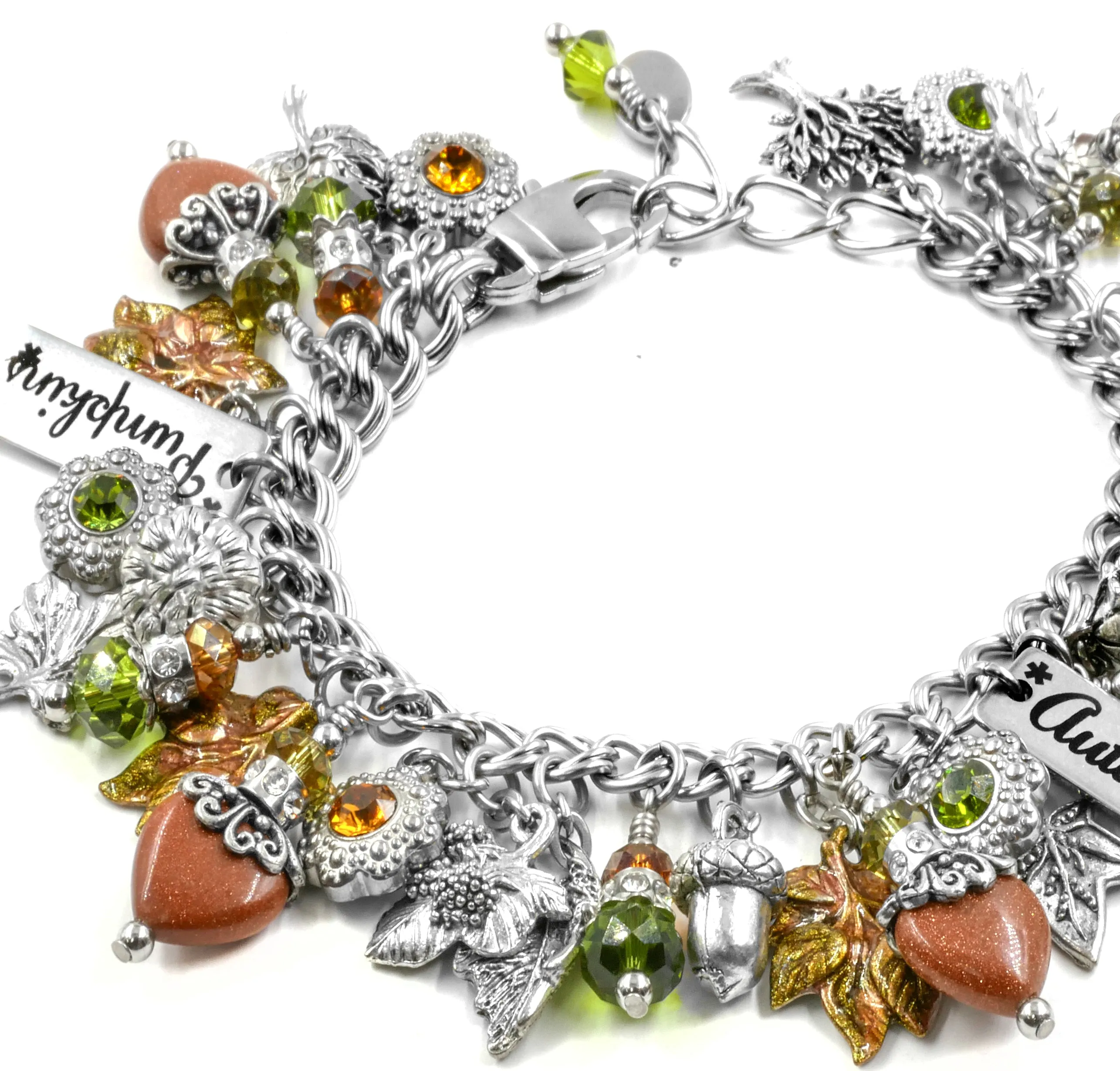 Autumn Leaf Charm Bracelet