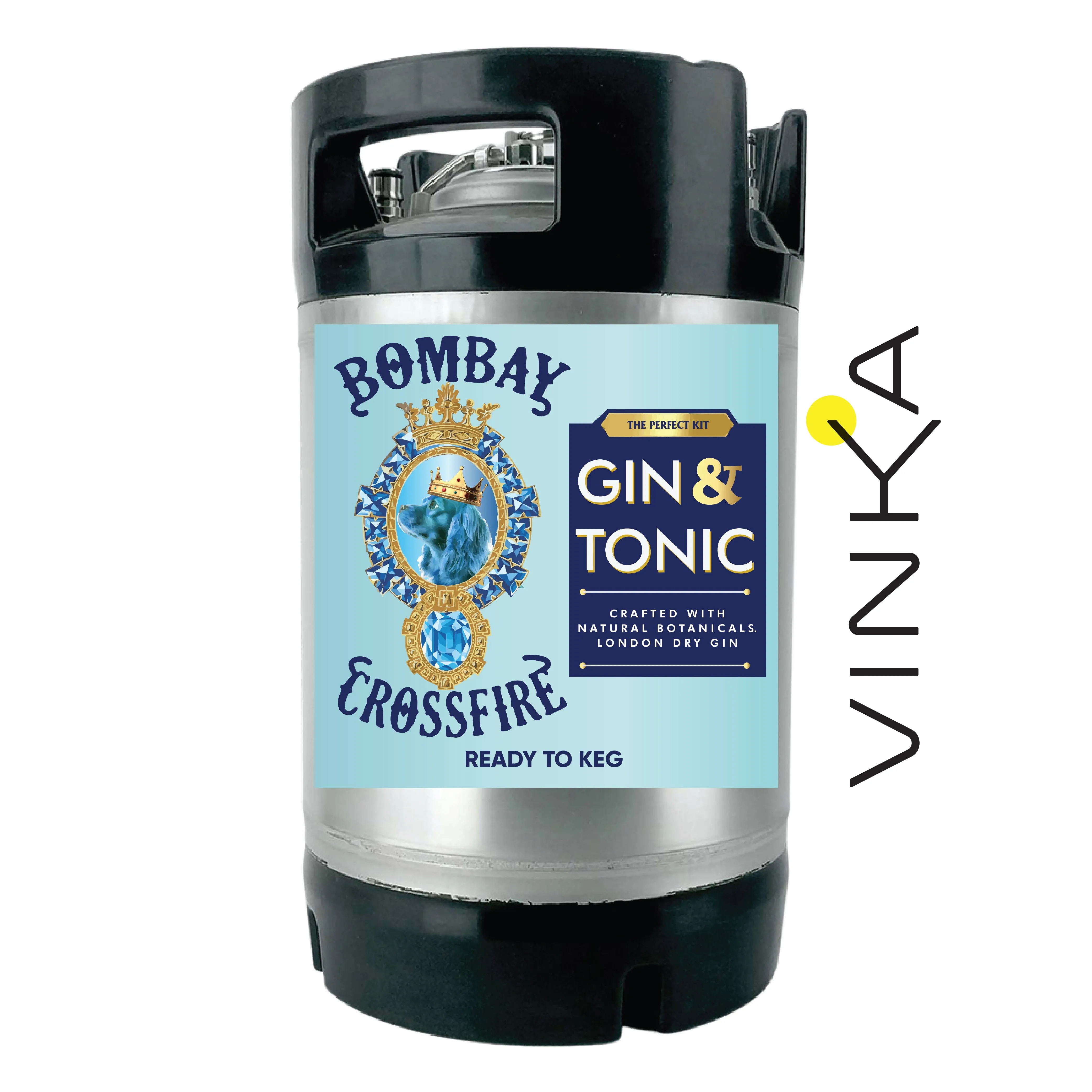 Bombay Crossfire Gin and Tonic - Ready to Keg Kit