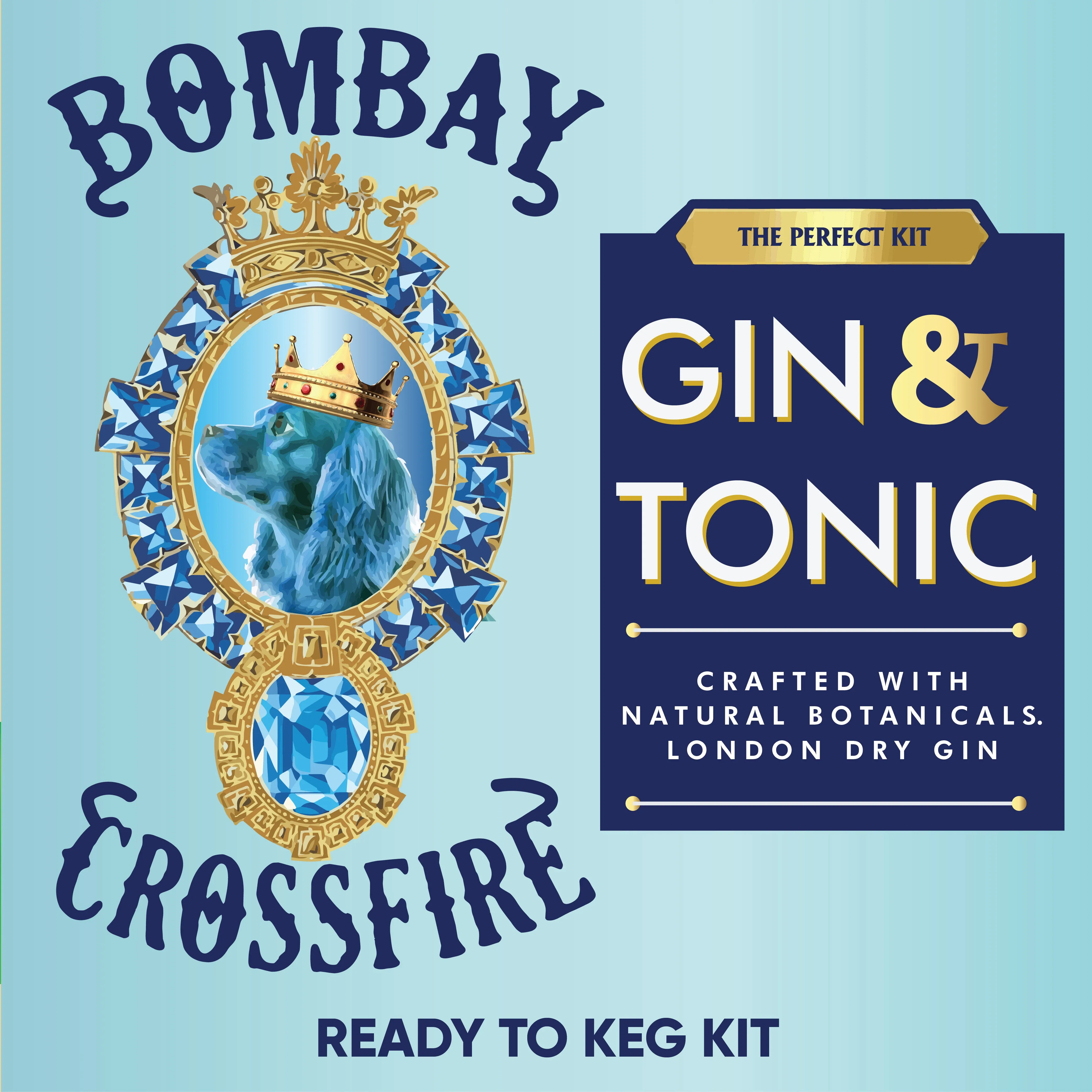 Bombay Crossfire Gin and Tonic - Ready to Keg Kit