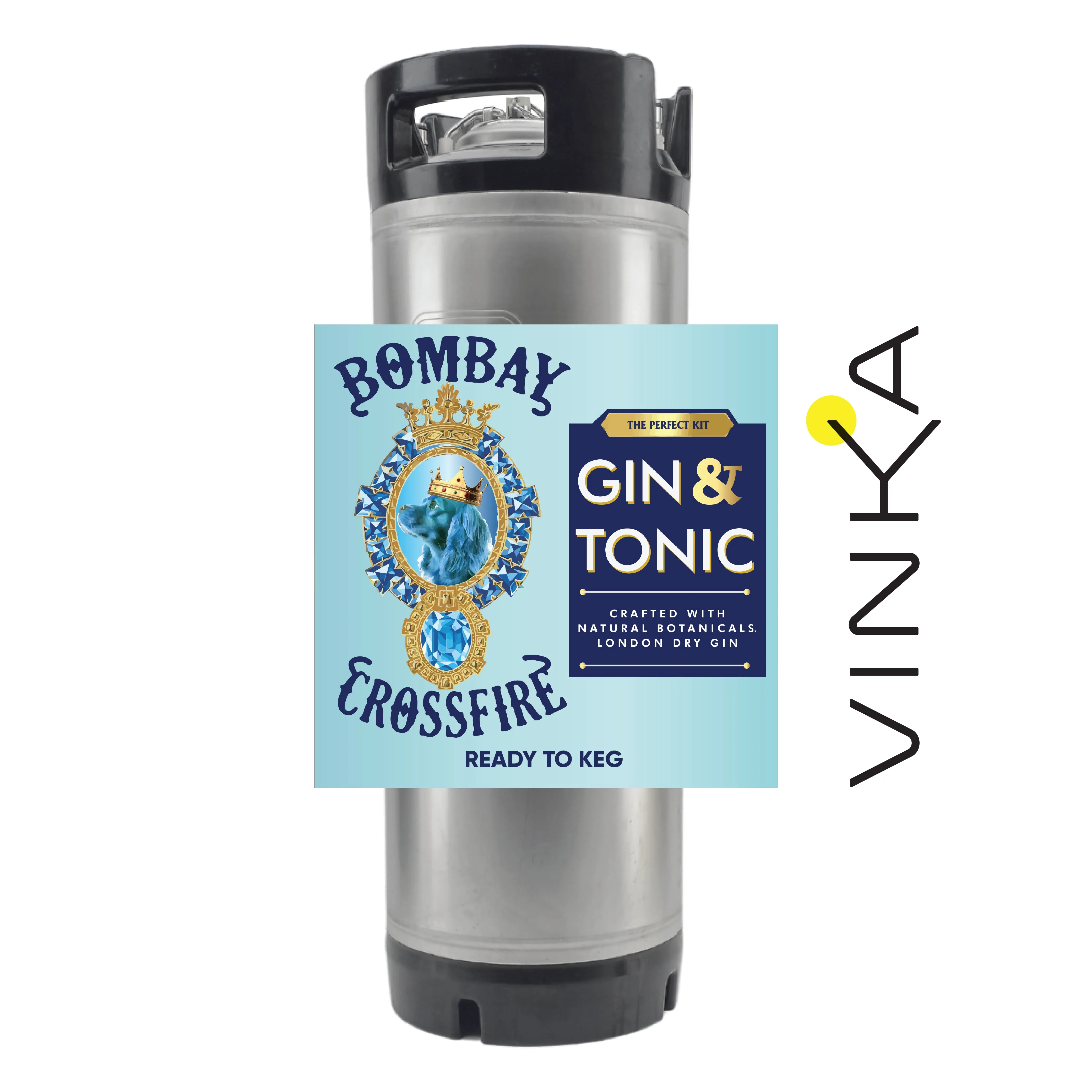 Bombay Crossfire Gin and Tonic - Ready to Keg Kit