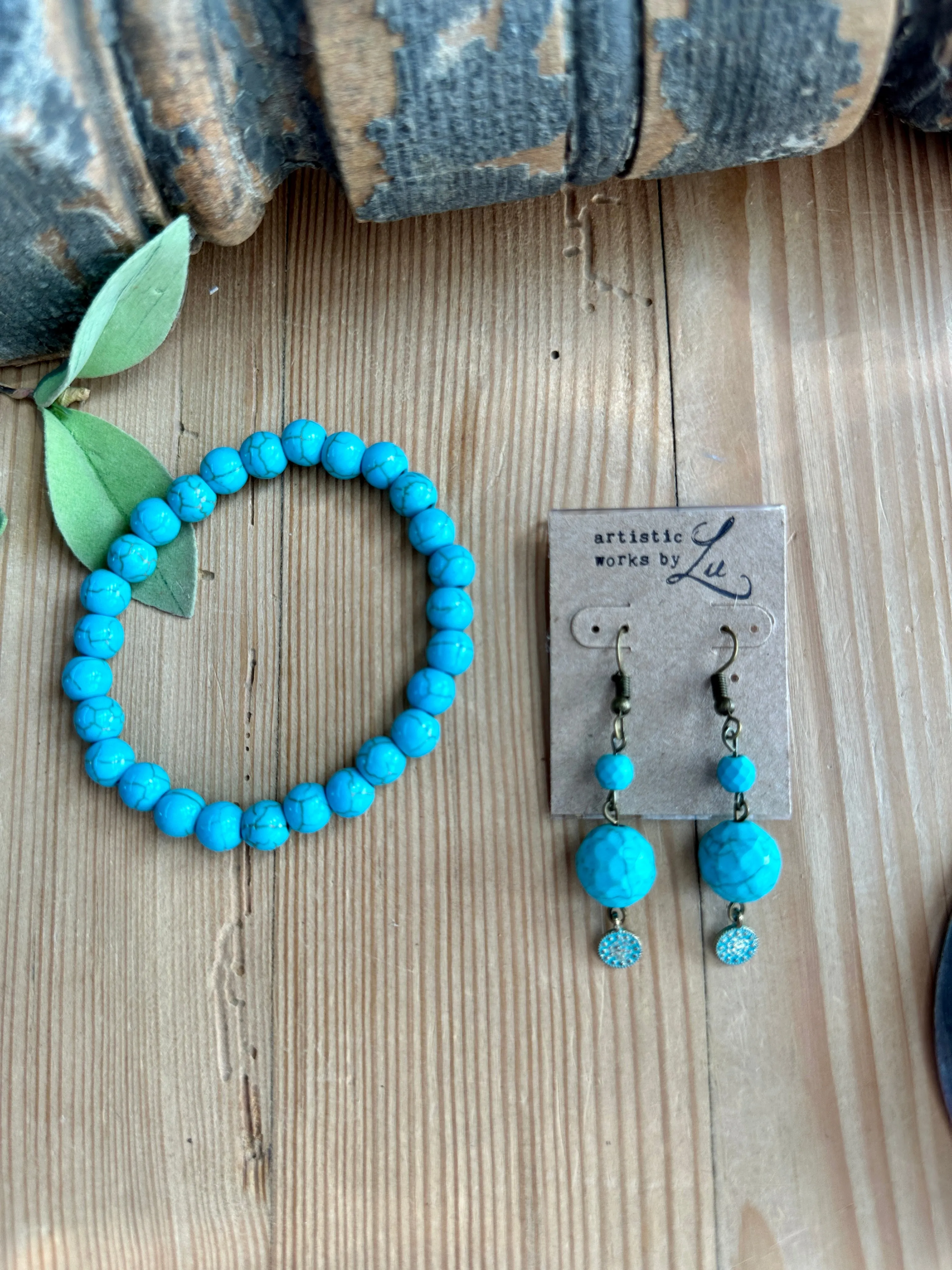 Bossy Brights Turquoise Earrings