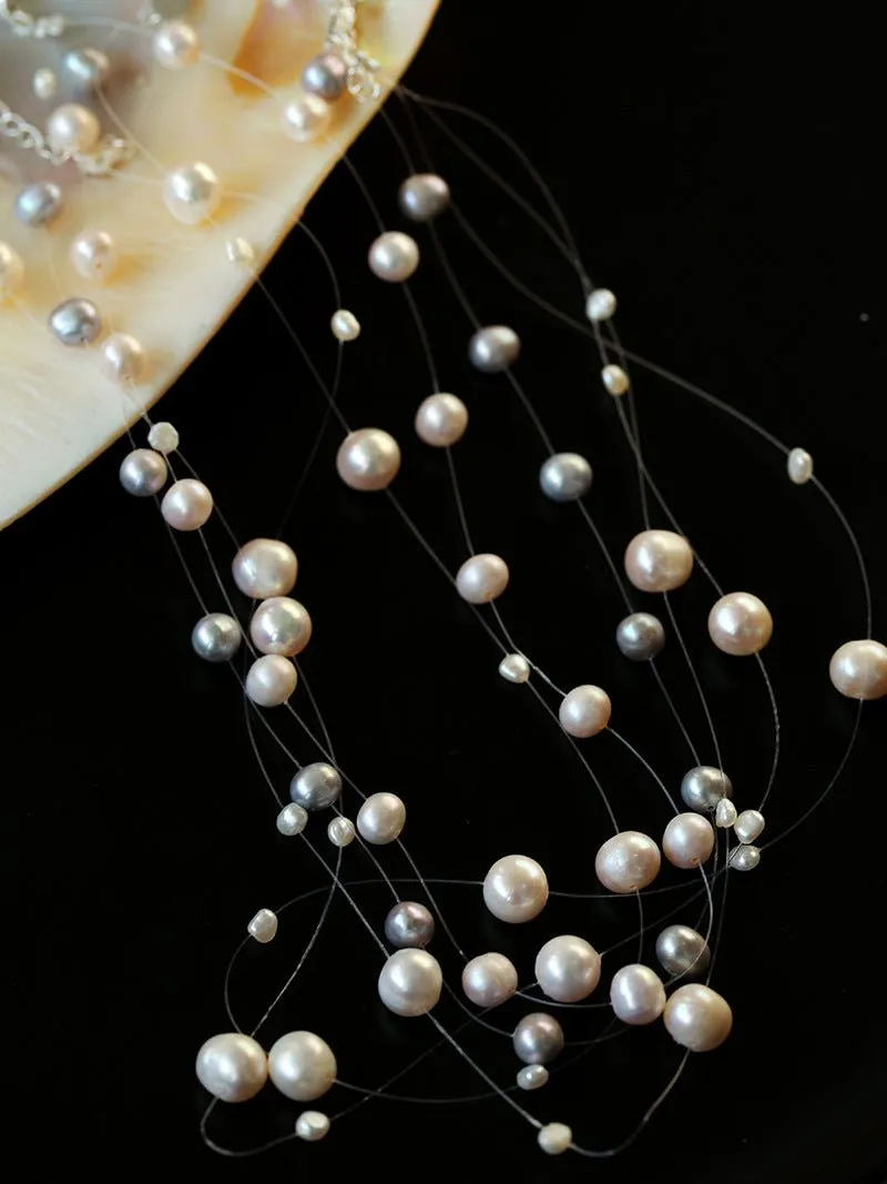 Celestial Dreams Single-layer Freshwater Pearl Necklace