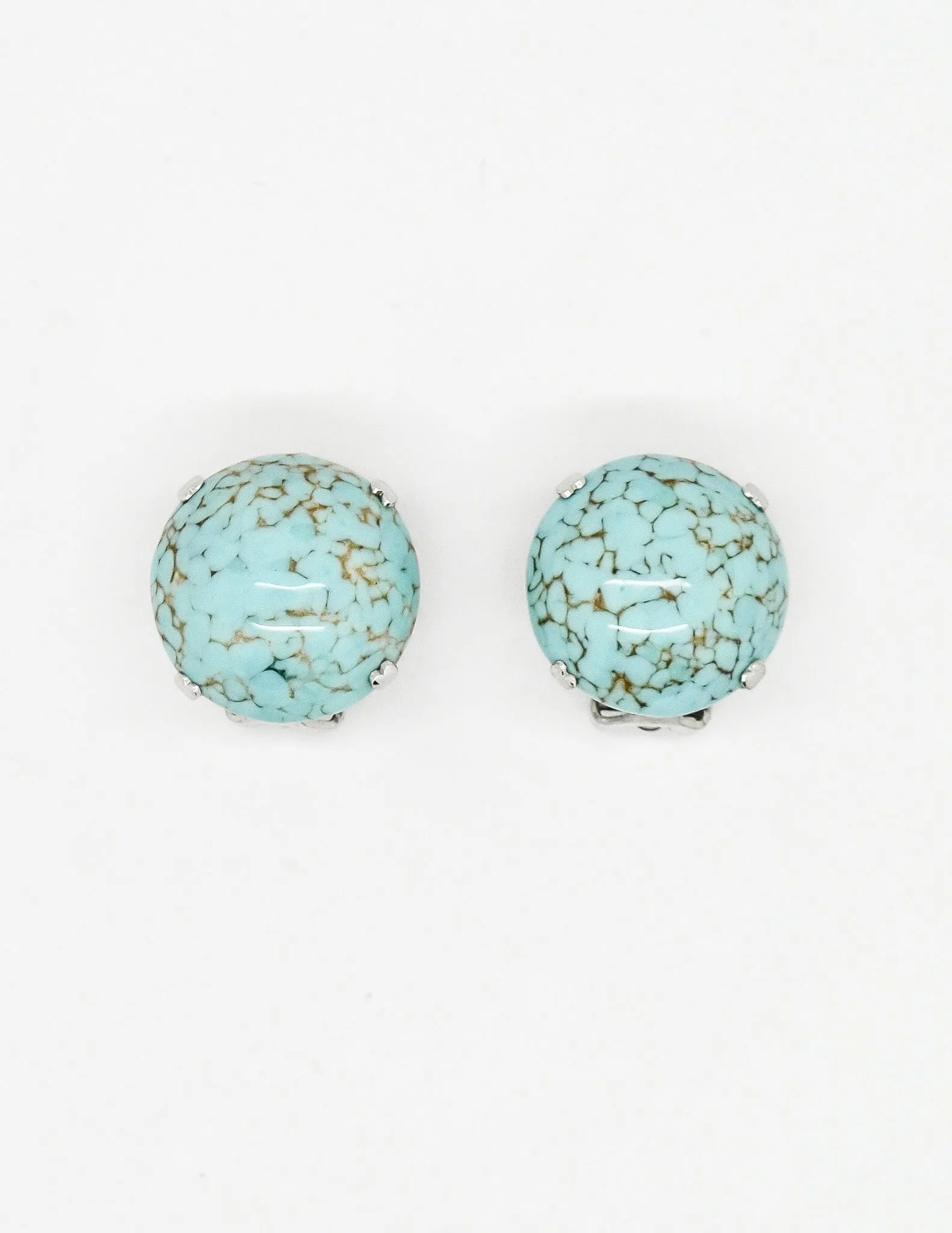 Christian Dior Vintage 1958 Turquoise Earrings