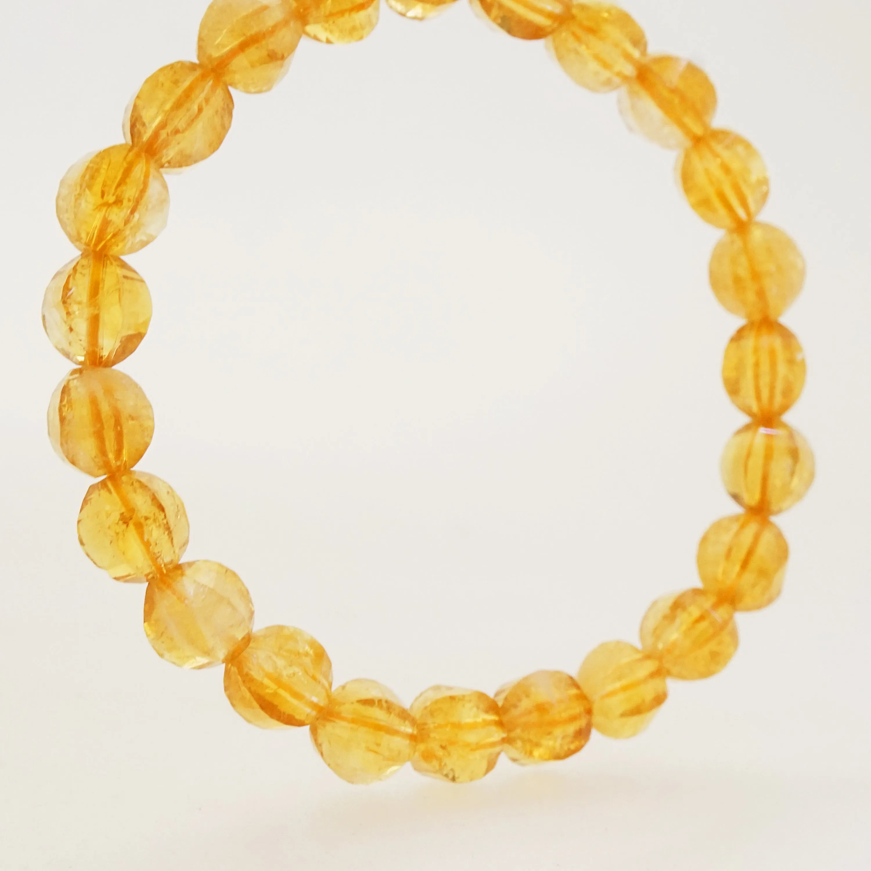 Citrine Faceted 8mm