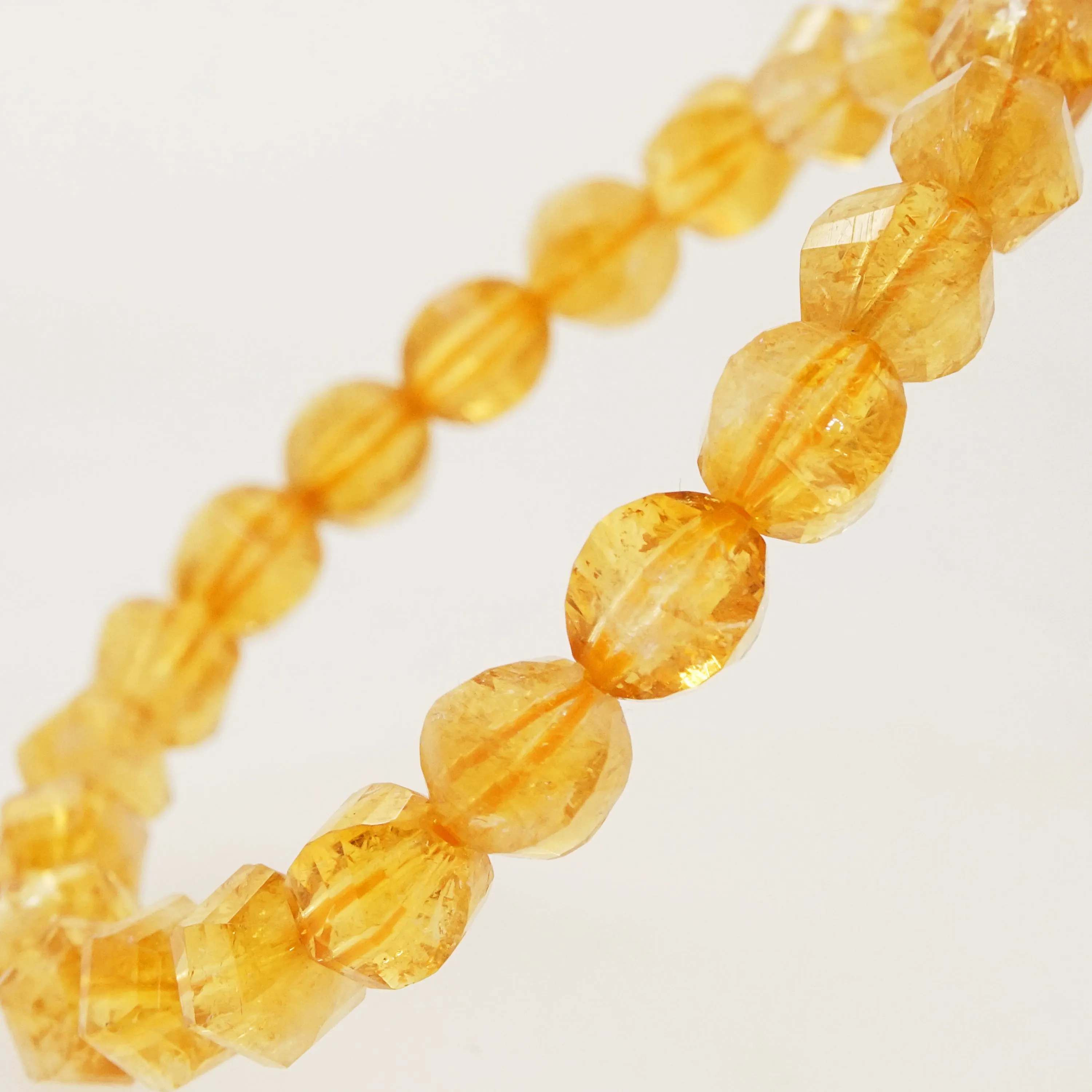 Citrine Faceted 8mm