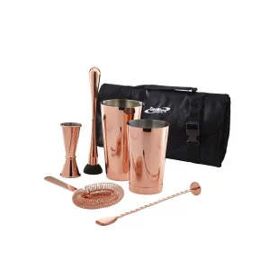 Copper Cocktail Bar Kit - 7 Piece