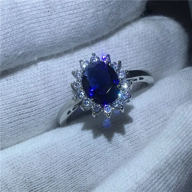 Elegant Temperament King Women Kiwidress Exquisite Ring