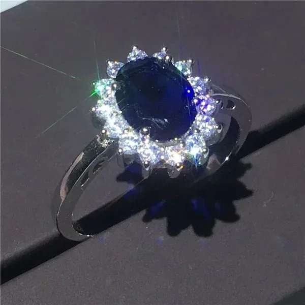 Elegant Temperament King Women Kiwidress Exquisite Ring