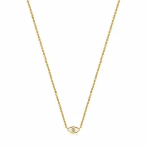 Evil Eye Gold Necklace N030-01G