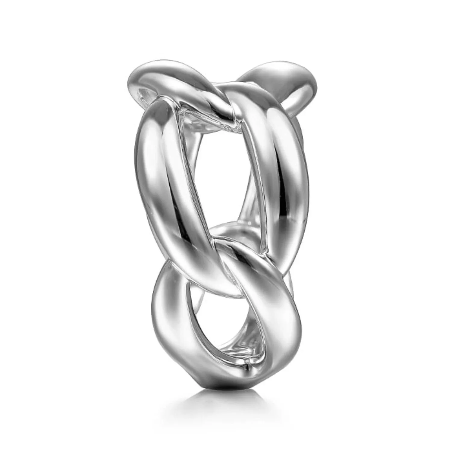 Gabriel & Co. High Polished Chain Link Ring