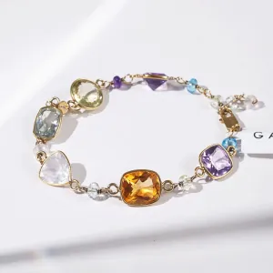 Gem-Grade Amethyst, Blue Topaz, Citrine, Blue Topaz, Rose Quartz, Lemon Quartz, Prasiolite