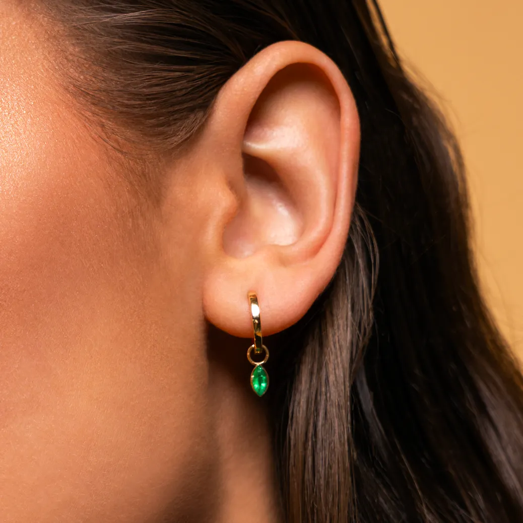 Gleamora Emerald Earring (Single)