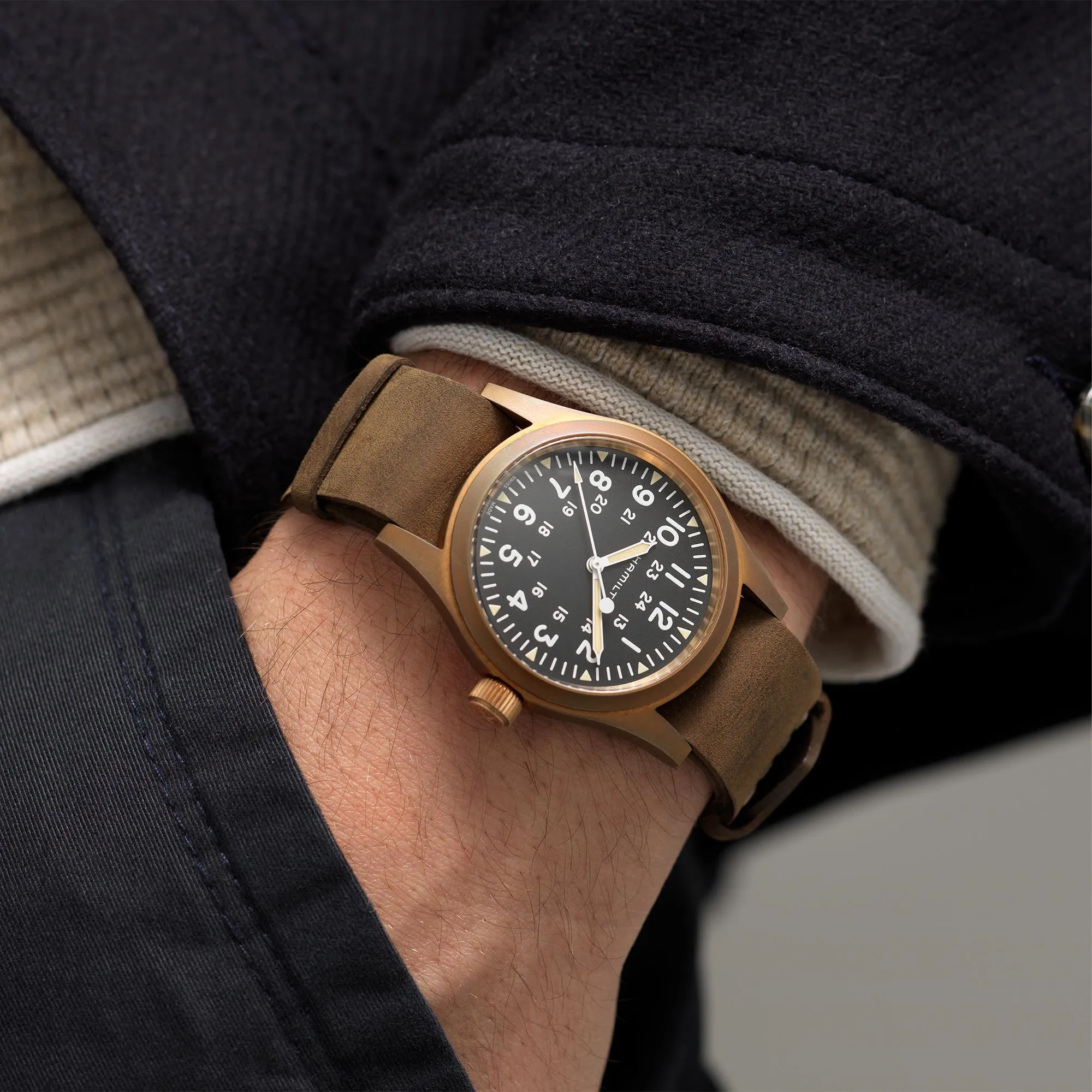 HAMILTON - Khaki Field Mechanical Bronze | H69459530