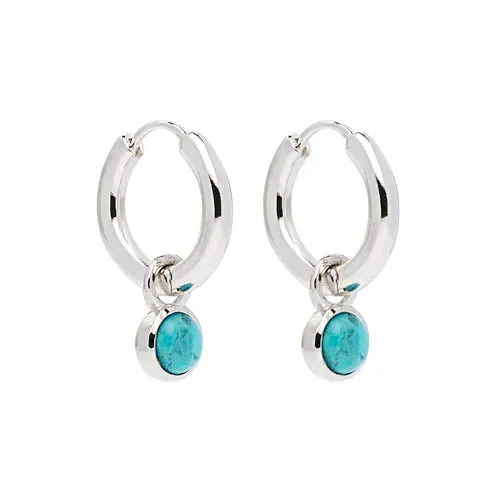 Heavenly Turquoise Silver Earring