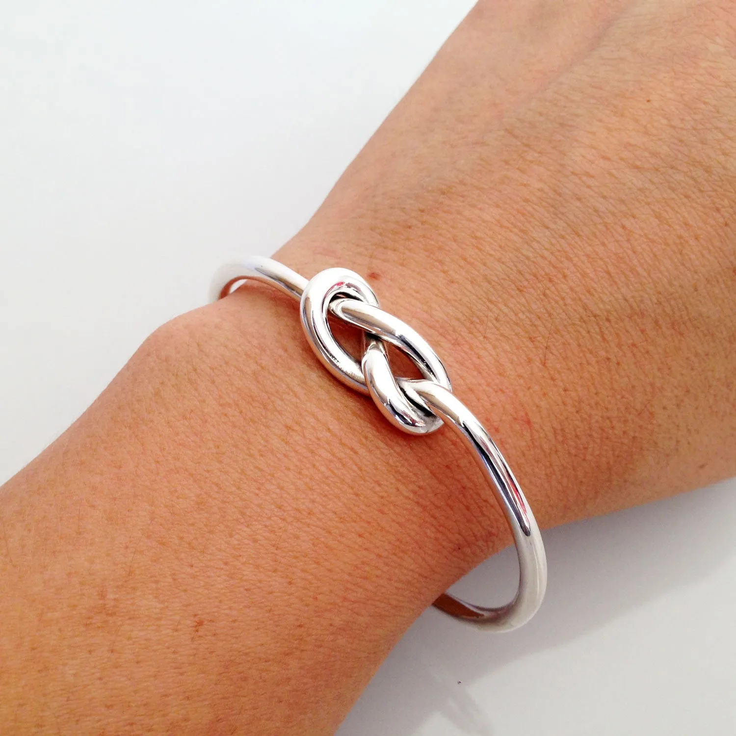 Infinity Knot Cuff Bracelet - Thick