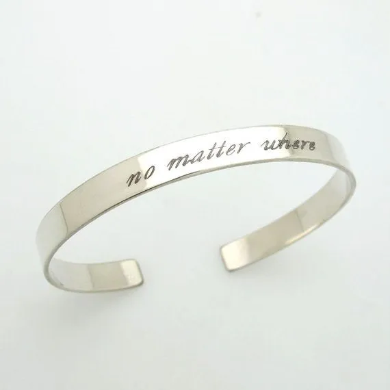 Inspirational bracelet - Hidden Quote Bracelet