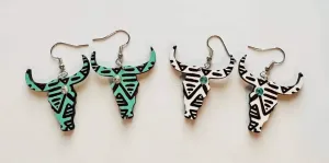 Jewelry - Boho Steer Western Earrings