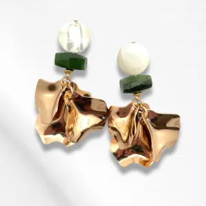 Liza Earrings - Emerald