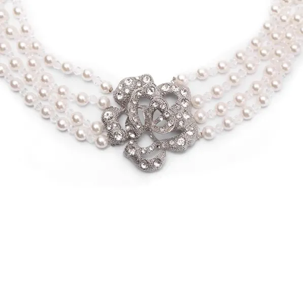 Mini Holly 4 Strand Pearl Necklace Inspired By BAT