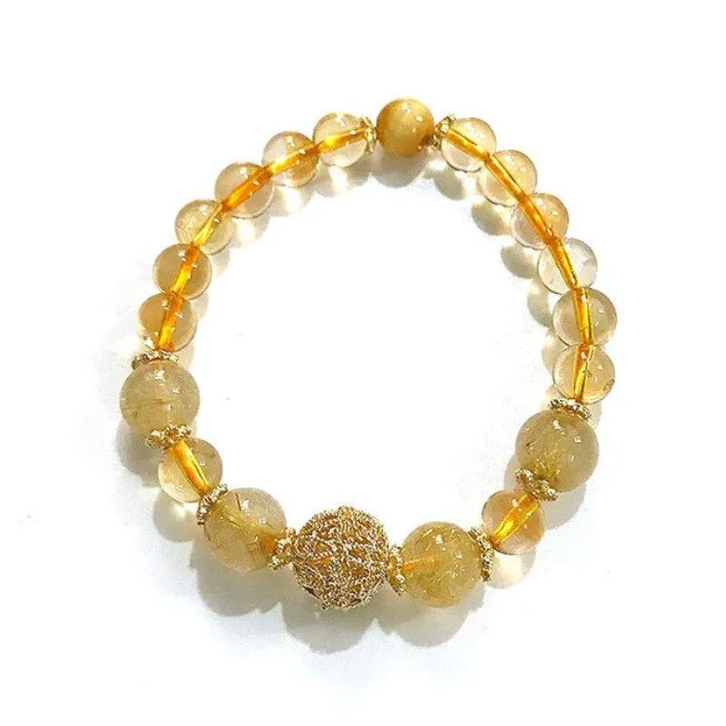 Natural Citrine Fortune & Luck Bracelet