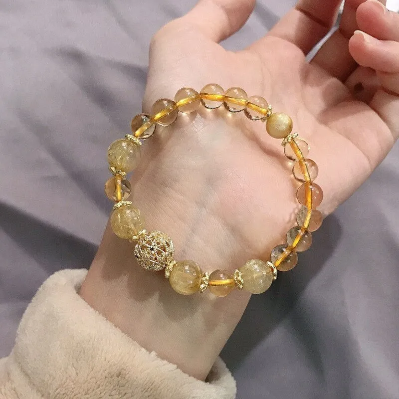 Natural Citrine Fortune & Luck Bracelet