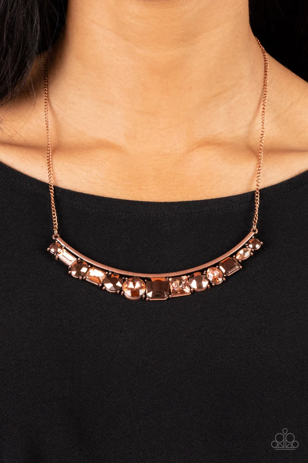 Necklace The Only SMOKE-SHOW in Town - Copper N2255