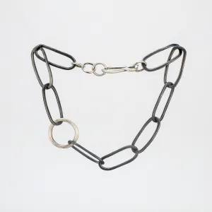 NEW! Cable Chain Link Bracelet in Oxidized Silver by Ashley Procopio