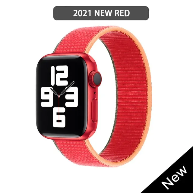 Nylon Loop Strap Series 7 6 Sports Bracelet Smartwatch Band Watchbands