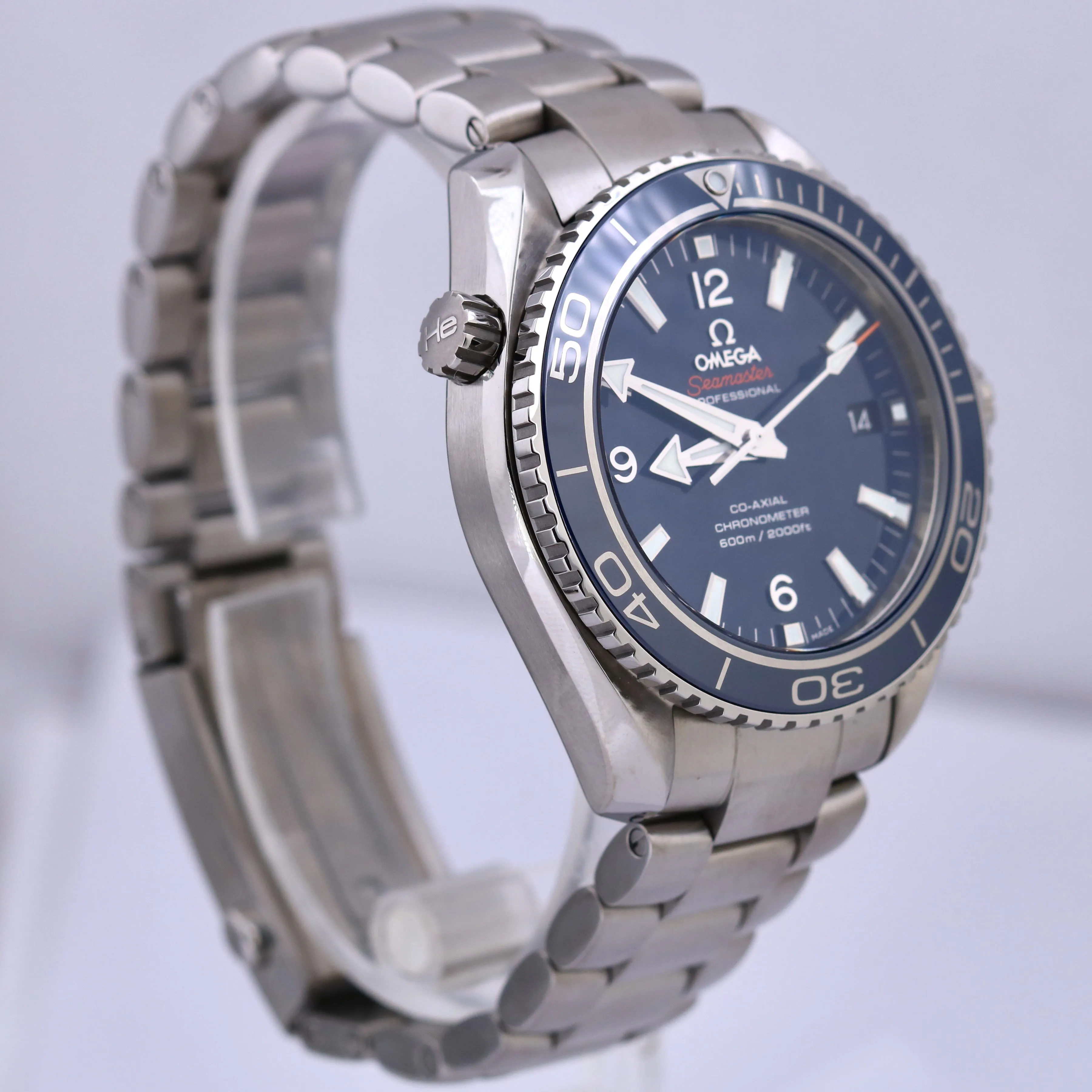 Omega Seamaster Planet Ocean 600M 42mm Blue TITANIUM 232.90.42.21.03.001 BOX