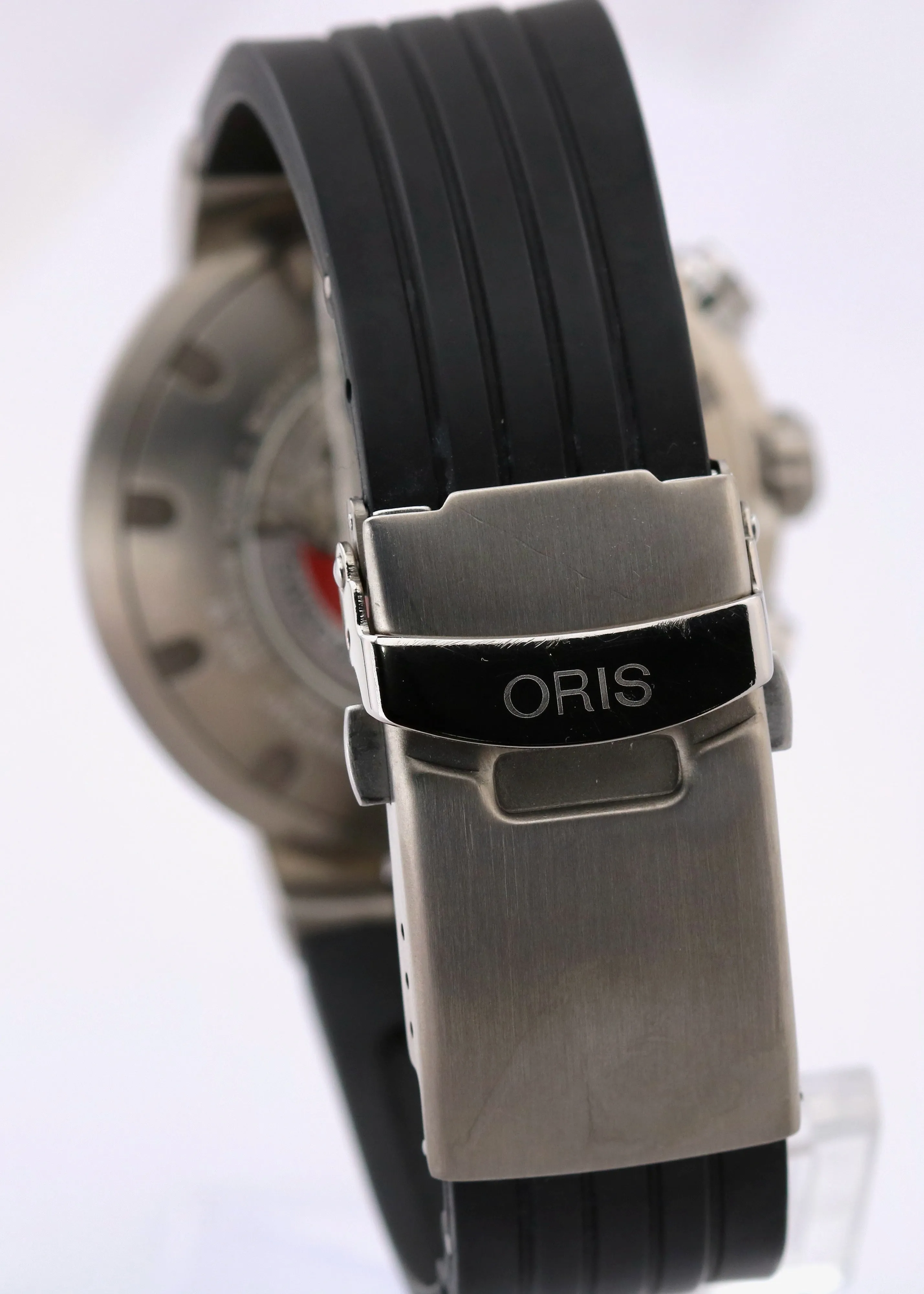 PAPERS Oris F1 Williams BMW Team Chronograph 7556 Titanium 44mm LTD Watch BOX