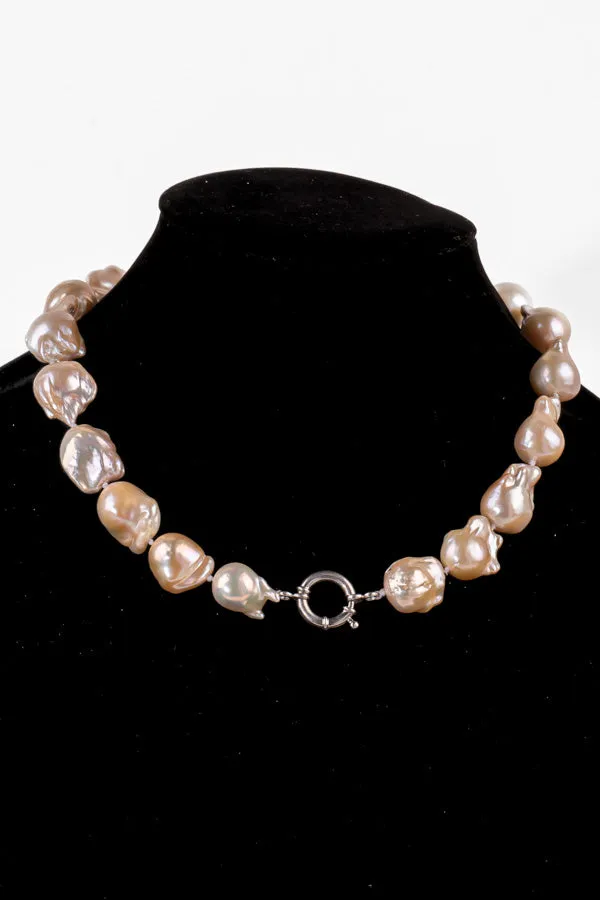 Pearl Necklace - P95 16mm 18.5' Pink