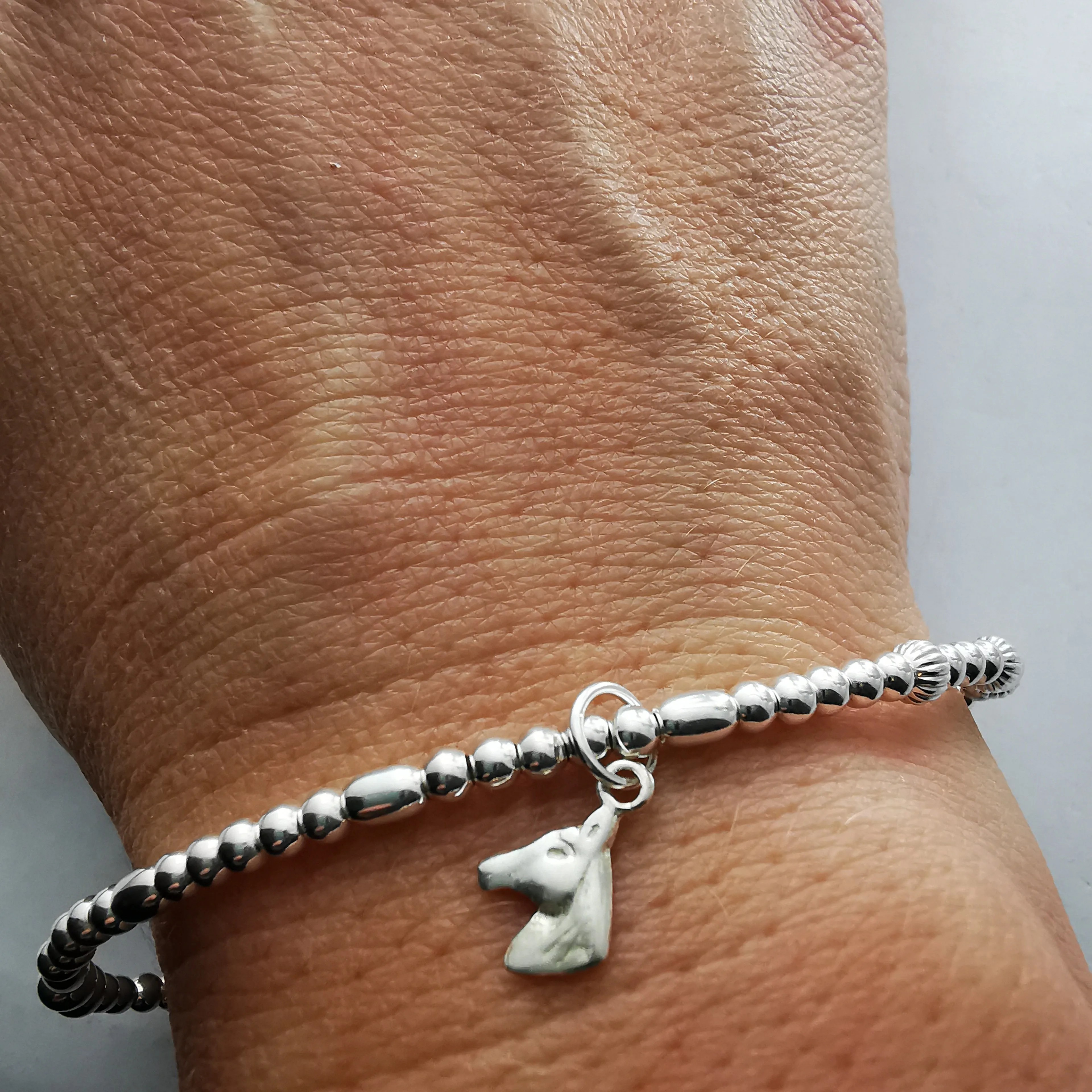 PENELOPE - Sterling Silver Duo Horse Bracelet Set