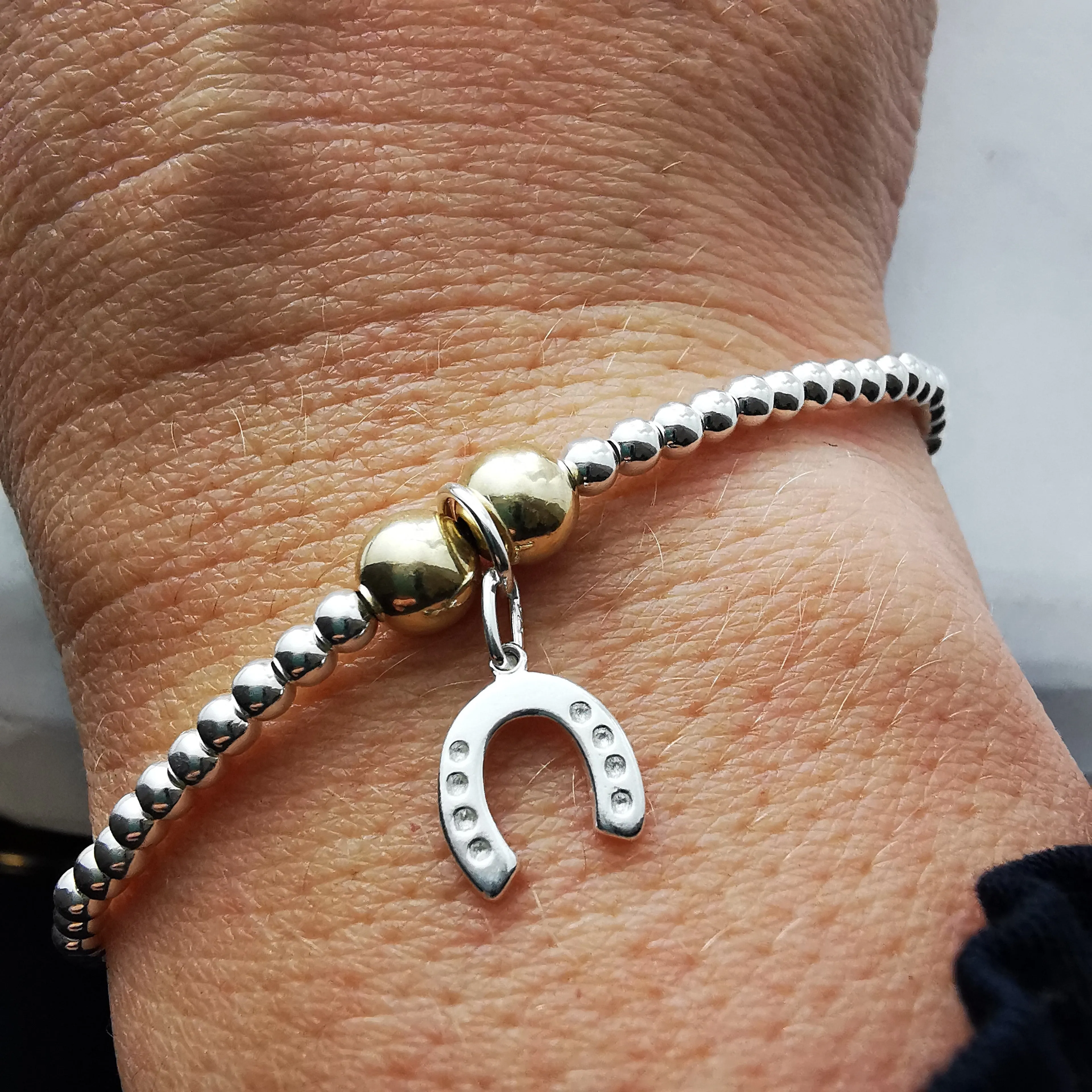 PENELOPE - Sterling Silver Duo Horse Bracelet Set