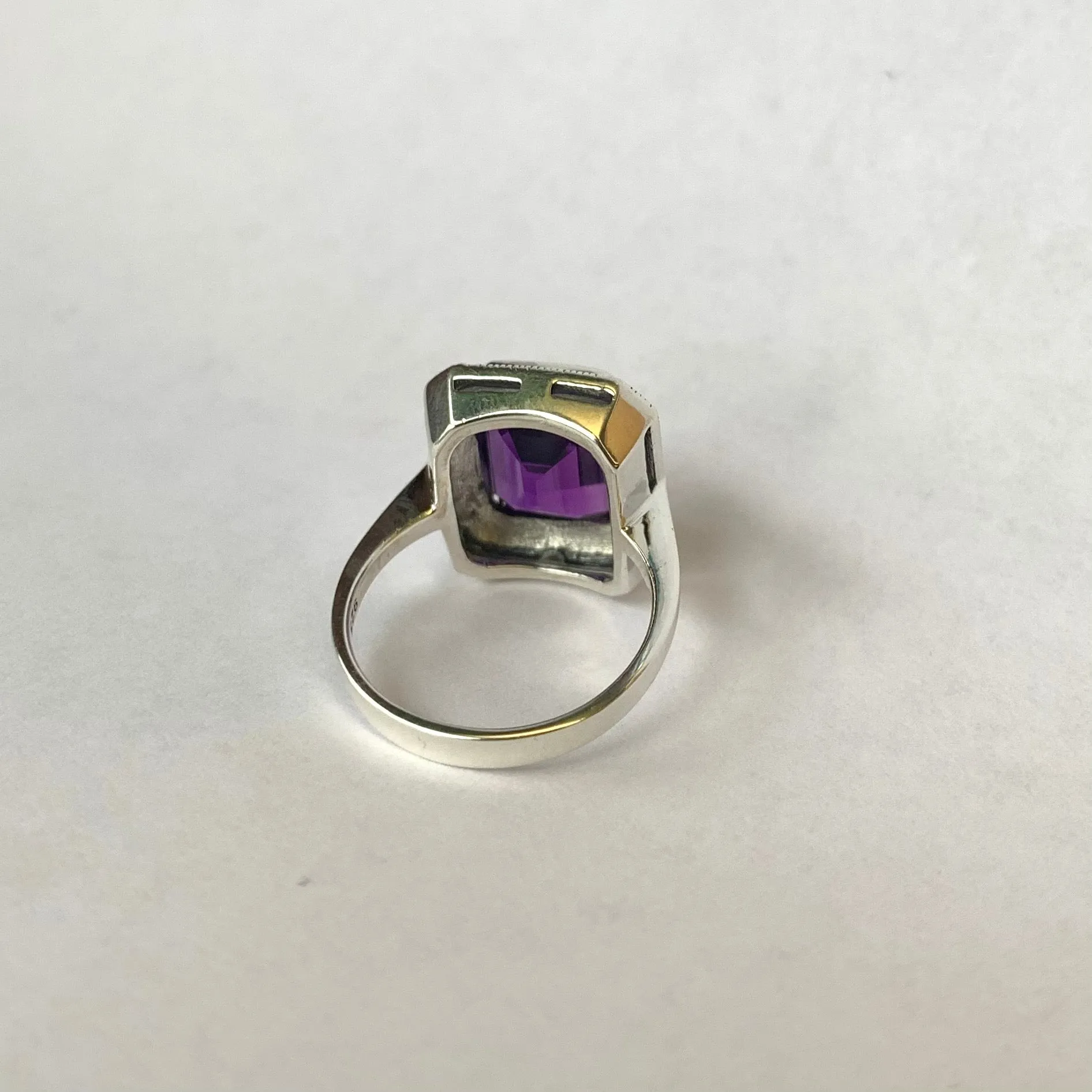 Queen Solitaire Amethyst Ring