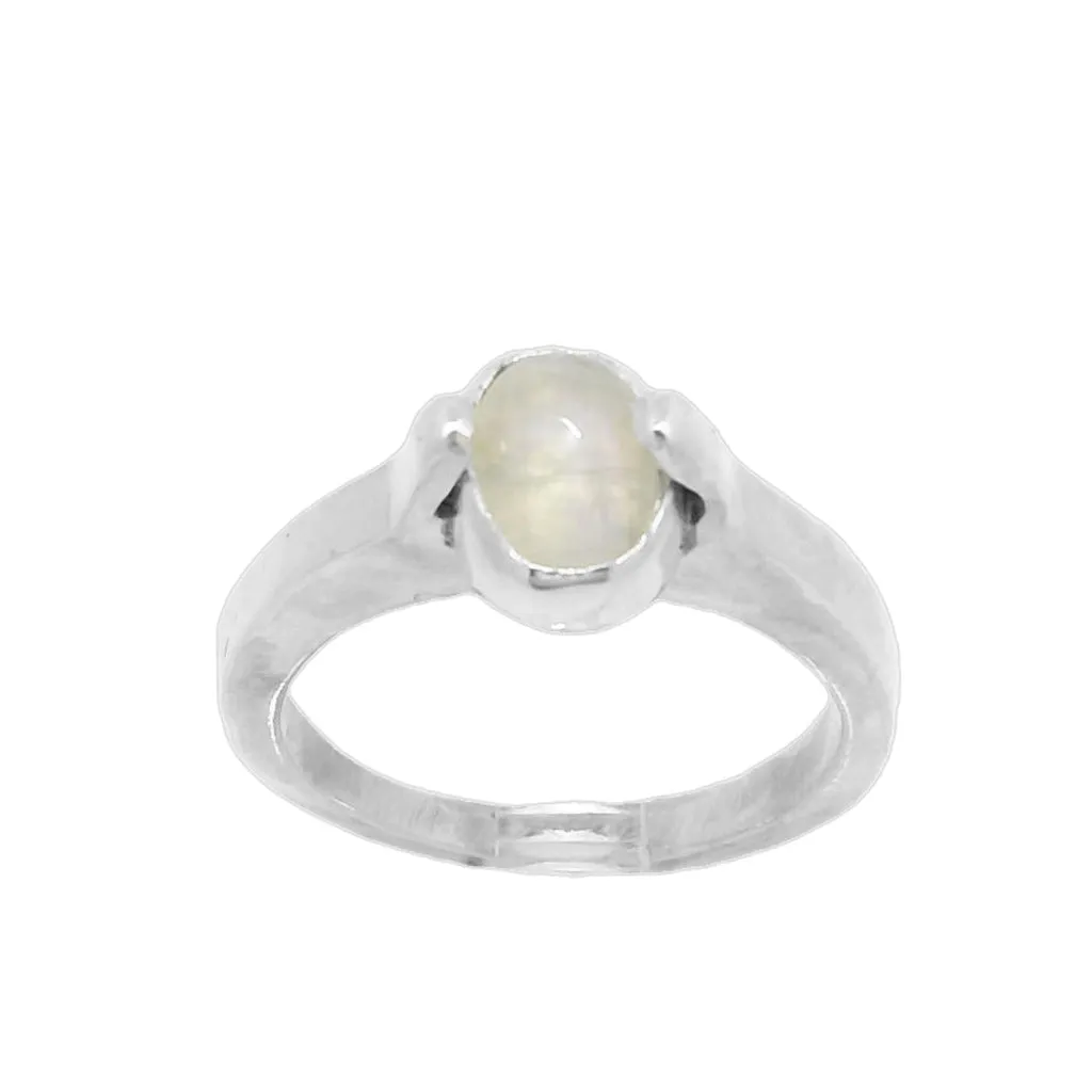 Rainbow Moonstone Ring (size 6 1/2)