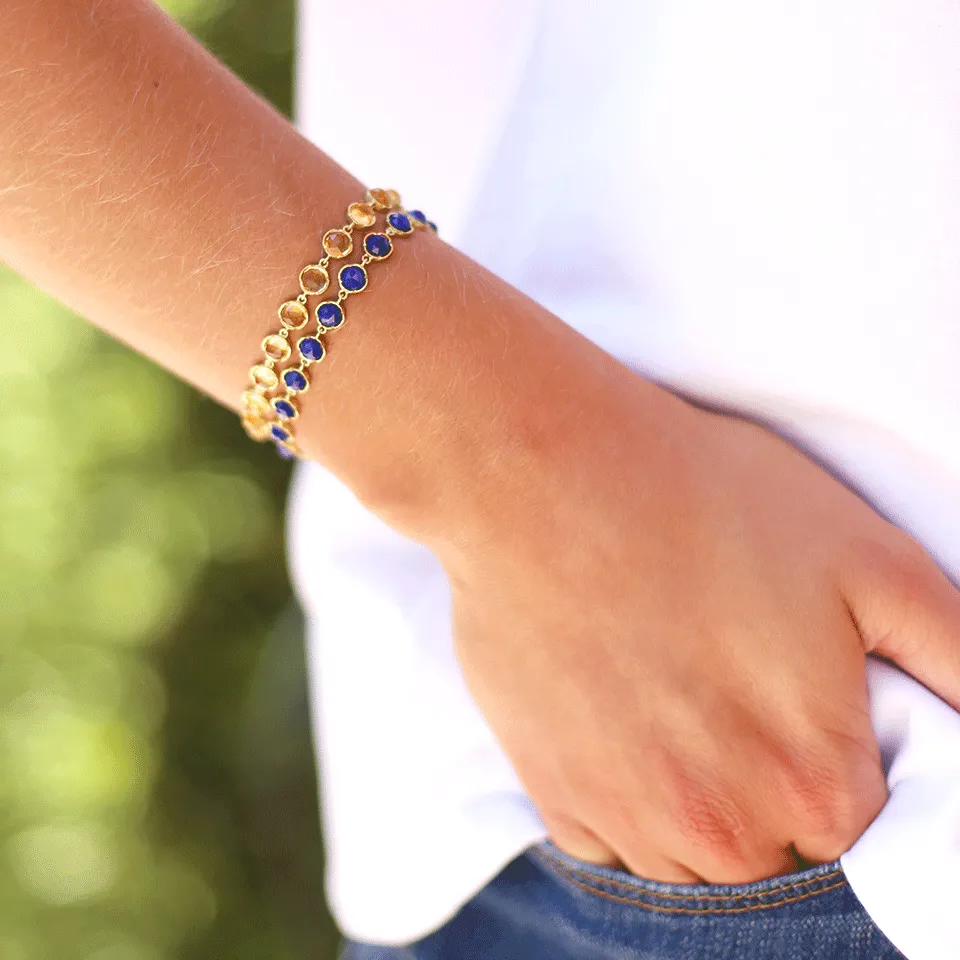 Rose Cut Citrine Bracelet